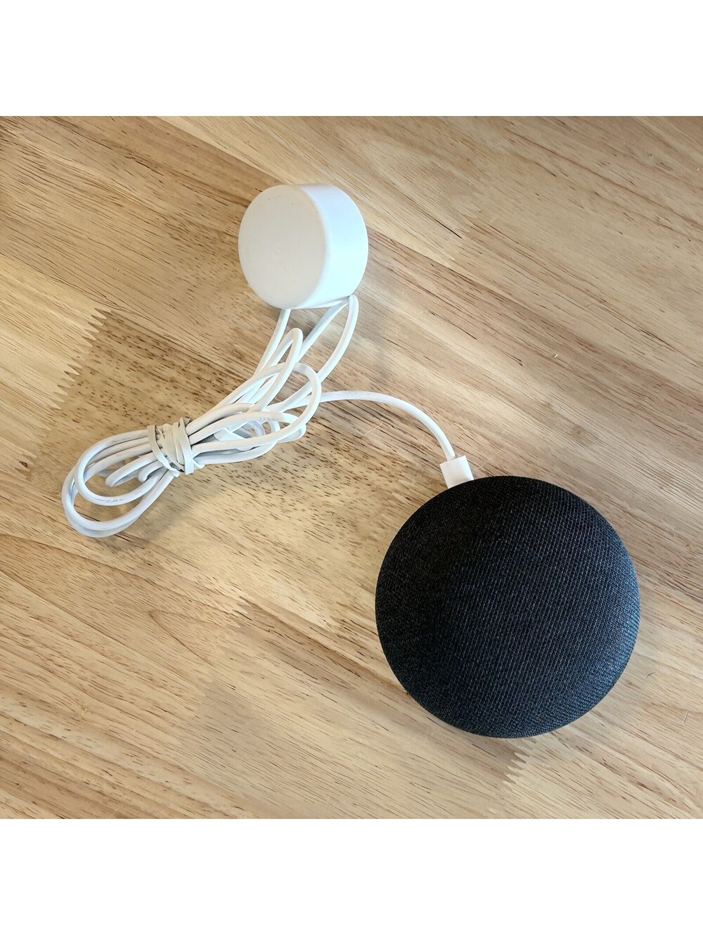GOOGLE H0A Gen 1 Nest Home Mini Smart Voice Assistant SPEAKER w/DC Cord Charcoal